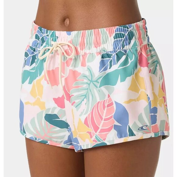O'NEILL WOMENS SALTWATER ESSENTIALS BALBOA PRINTED 2" ELASTIC BOARDSHORTS Small - Picture 5 of 9